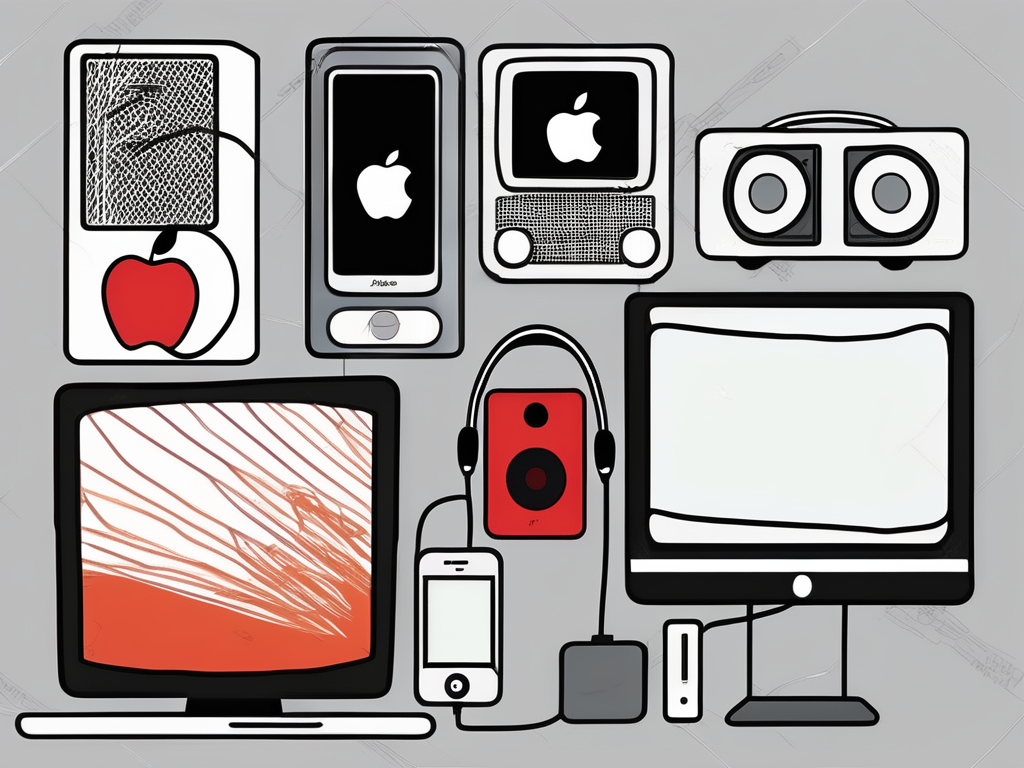 An apple computer